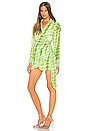 view 2 of 3 ROBE DRAPÉE JAQI in Green