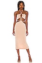 view 1 of 3 Enza Midi Dress in Champagne