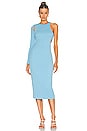 view 1 of 4 Joelle Midi Dress in Cyan Blue