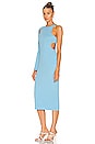 view 3 of 4 Joelle Midi Dress in Cyan Blue