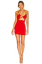 view 1 of 3 Tasha Mini Dress in Cherry Red