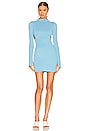 view 1 of 3 Zeri Mini Dress in Cyan Blue