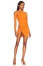 view 1 of 4 Zahra Mini Dress in Orange