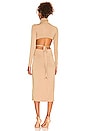 view 3 of 3 VESTIDO MIDI CIA in Camel
