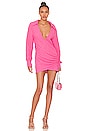 view 1 of 4 ROBE COURTE DEDE in Hot Pink