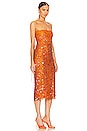 view 2 of 4 Jimena Midi Dress in Neon Orange