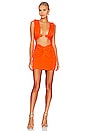 view 1 of 3 Elvira Mini Dress in Neon Orange