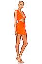 view 2 of 3 Elvira Mini Dress in Neon Orange