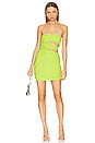 view 1 of 4 Alaric Mini Dress in Lime Green