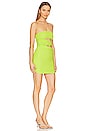 view 2 of 4 Alaric Mini Dress in Lime Green
