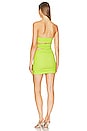 view 4 of 4 Alaric Mini Dress in Lime Green