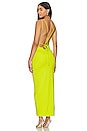 view 1 of 3 Selena Midi Dress in Lime Green