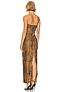 view 3 of 3 Dahlila Maxi Dress in Coated Vintage Brown