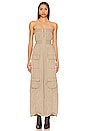 view 1 of 3 Emerson Maxi Dress in Faded Khaki