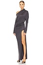 view 3 of 4 Theo Maxi Dress in Charcoal Gray