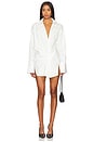 view 1 of 4 Ollie Shirt Dress in White