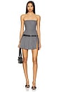 view 1 of 3 Freya Mini Dress in Charcoal Grey