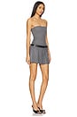 view 2 of 3 Freya Mini Dress in Charcoal Grey