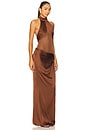 view 2 of 4 Raine Maxi Dress in Chocolate Brown