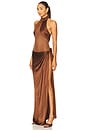 view 3 of 4 Raine Maxi Dress in Chocolate Brown
