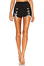view 1 of 4 SHORT AVEC LAÇAGE KARLIE in Black
