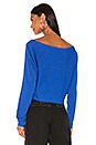 view 3 of 4 PULL ÉPAULES DÉNUDÉES SERA in Cobalt Blue