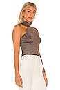 view 2 of 5 Serena Cut Out Sweater in Chocolate