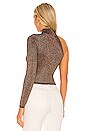 view 3 of 5 Serena Cut Out Sweater in Chocolate