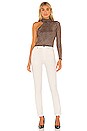 view 4 of 5 Serena Cut Out Sweater in Chocolate