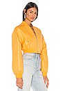 view 2 of 4 Sim Crop Bomber Jacket in Orange Creme
