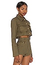 view 2 of 4 Union Cropped Jacket in Army Green