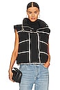 view 2 of 6 Adelaida Puffer Vest in Black