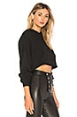 view 2 of 4 x REVOLVE Titus Crop Hoodie in Black