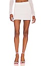 view 1 of 5 Aya Glow In The Dark Mini Skirt in White Glow
