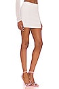 view 3 of 5 Aya Glow In The Dark Mini Skirt in White Glow