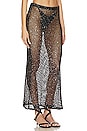 view 2 of 5 Manu Sequin Net Maxi Skirt in Black