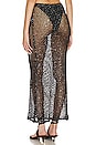 view 3 of 5 Manu Sequin Net Maxi Skirt in Black