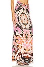 view 2 of 4 Ignacia Maxi Skirt in Pink Butterfly