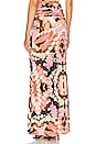 view 3 of 4 Ignacia Maxi Skirt in Pink Butterfly