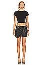 view 5 of 5 Margot Mini Skirt in Vintage Black