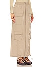 view 2 of 4 Emerson Maxi Skirt in Faded Khaki