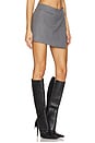 view 2 of 6 Delanie Mini Skirt in Charcoal Grey