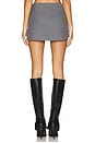 view 4 of 6 Delanie Mini Skirt in Charcoal Grey
