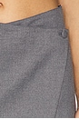 view 6 of 6 Delanie Mini Skirt in Charcoal Grey