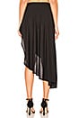 view 3 of 4 Louis Cascade Skirt in Black