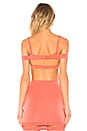 view 3 of 4 Raven Bralette in Coral