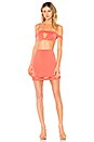view 4 of 4 Raven Bralette in Coral