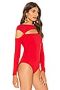 view 3 of 5 Selma Bodysuit in Fire Red