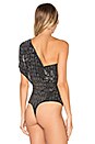 view 4 of 6 Debra Bodysuit in Silver Black