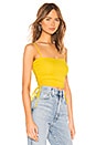 view 2 of 4 Niko Crop Top in Bright Yellow